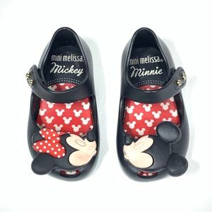 Mini Melissa Toddler Minnie Mickey Jelly Shoes